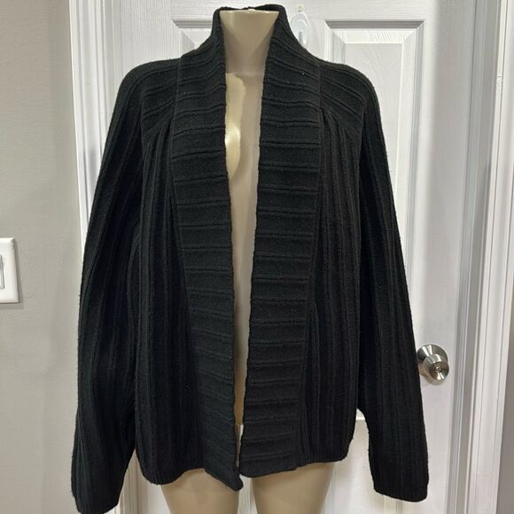 LULULEMON TWIN RIBBED SWEATER WRAP  M/L - Picture 3 of 13